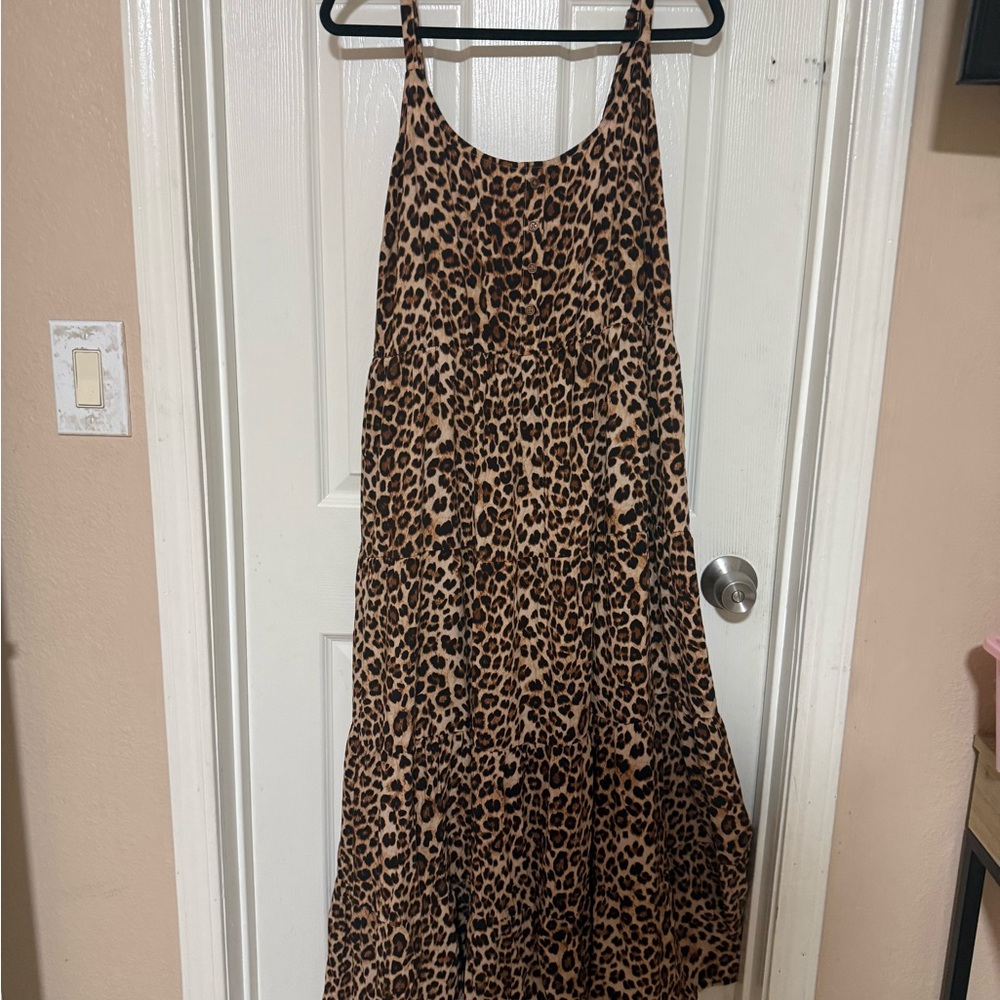 Torrid Leopard Print Maxi Dress